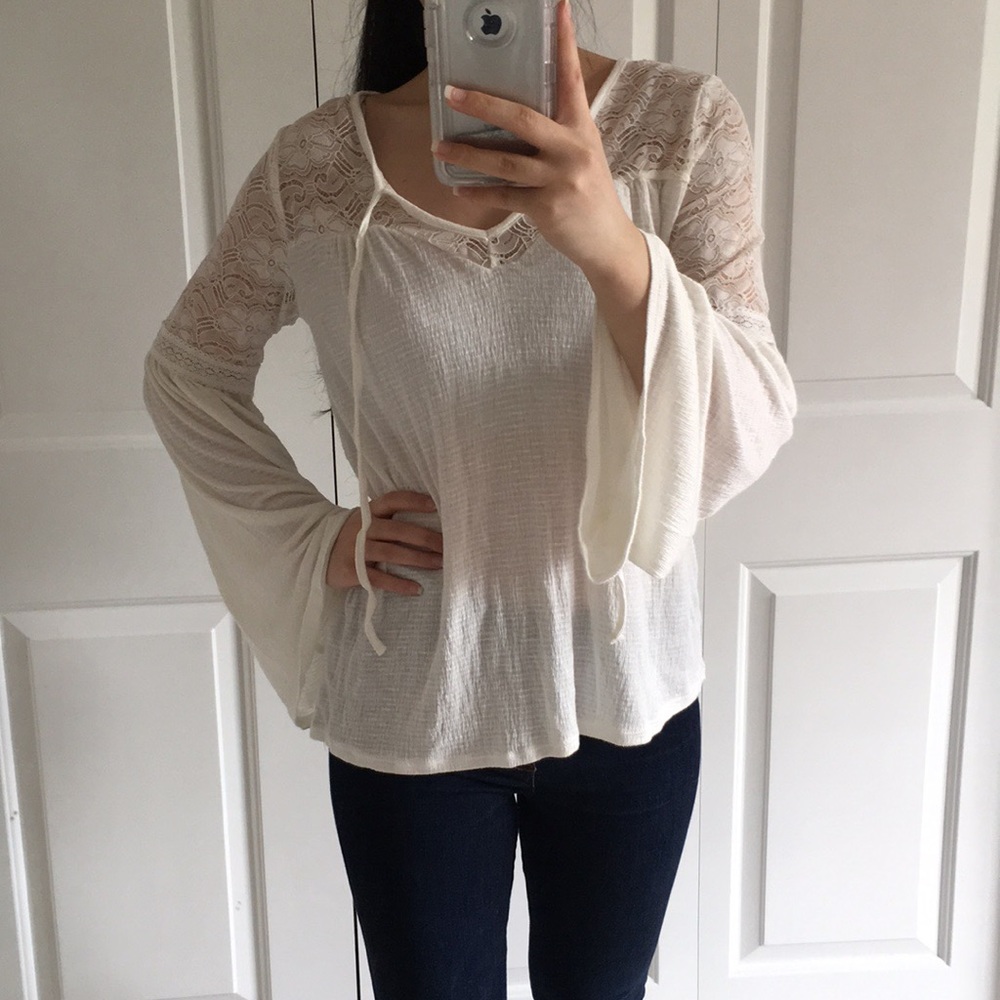 American Rag CIE - Flowy Blouse With Bell Sleeves